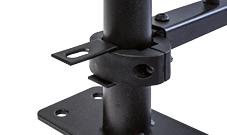 CRAB-TYPE CLIP  ø 40 mm ROUND POST 