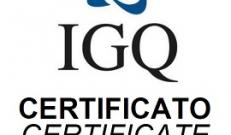 Certifications renewal IGQ and IQNet