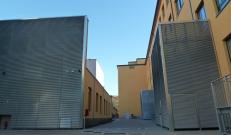 Visione frontale dell'installazione