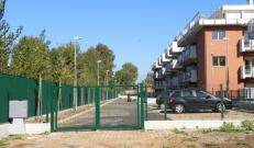 Il cantiere finito - dettaglio cancelli