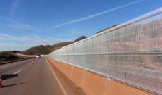 Tratto di autostrada brasiliana con Recintha Safety